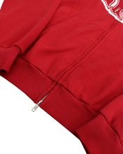 Load image into Gallery viewer, RED ZIP-HOODIE
