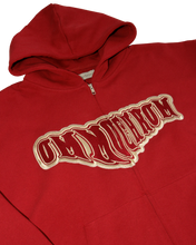 Load image into Gallery viewer, RED ZIP-HOODIE
