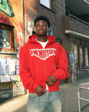 Load image into Gallery viewer, RED ZIP-HOODIE
