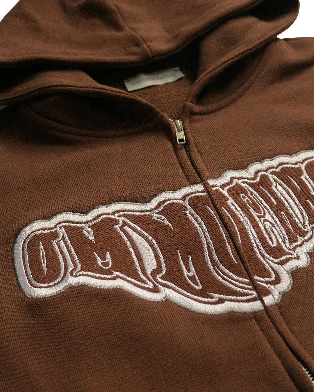 BROWN ZIP-HOODIE – ommochrom